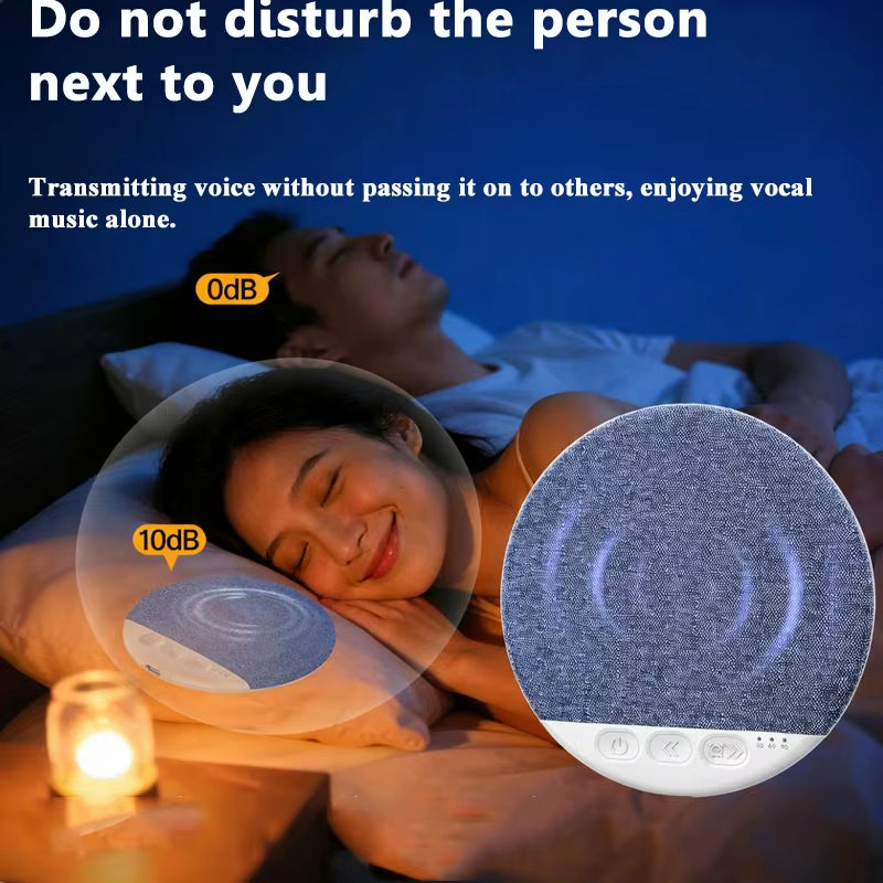 Mini Sleeping Bluetooth Speaker Nature Sound White Noise Soundbar Wireless MP3 Music Player Ultra Thin Timed Shutdown Audio Pla