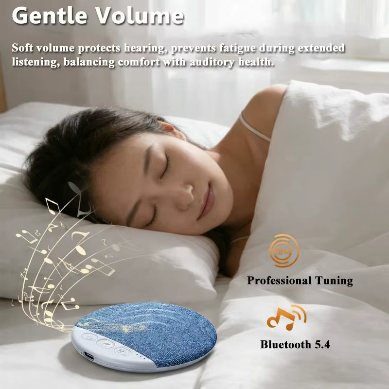 Mini Sleeping Bluetooth Speaker Nature Sound White Noise Soundbar Wireless MP3 Music Player Ultra Thin Timed Shutdown Audio Pla